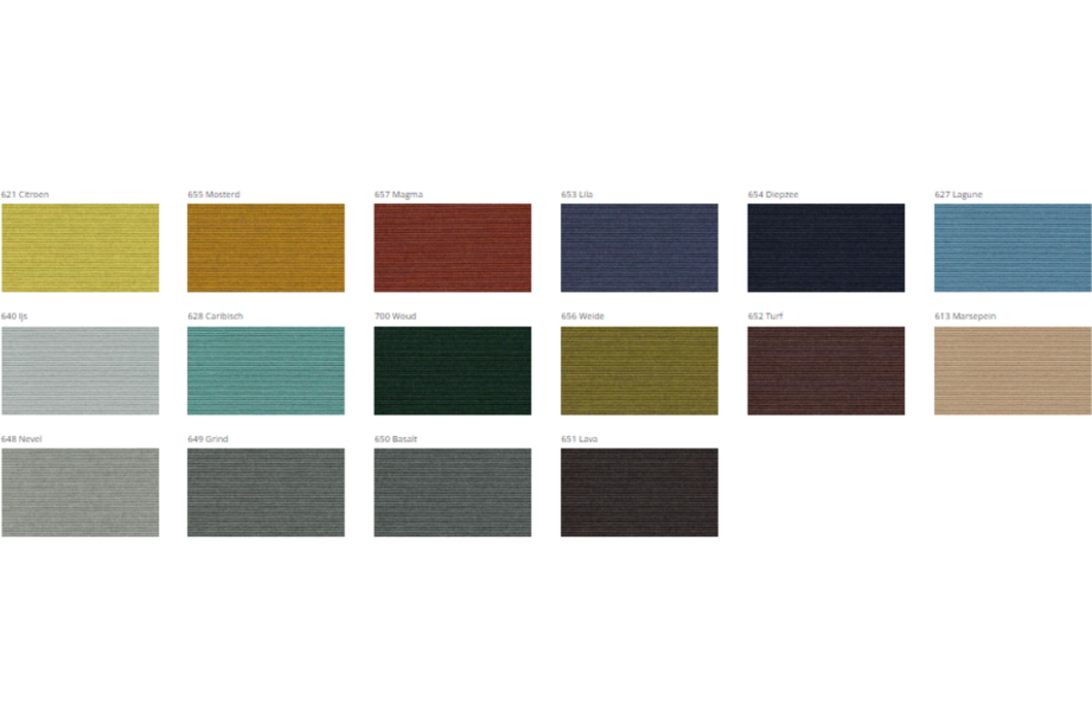 Tretford Interland | Ovaal, 120x150cm, Roze588, gefest met vlies